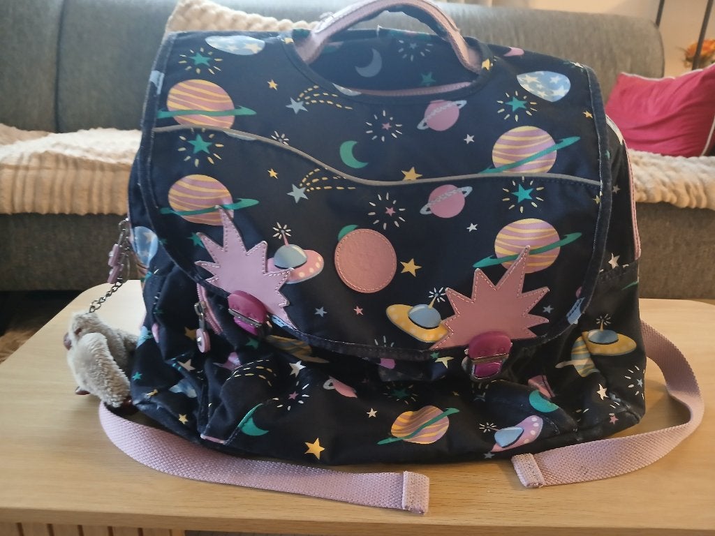 Kipling boekentas, Bijoux, Sacs & Beauté, Sacs | Cartables, Moins de 30 cm, Enlèvement, Bleu, Sac à dos
