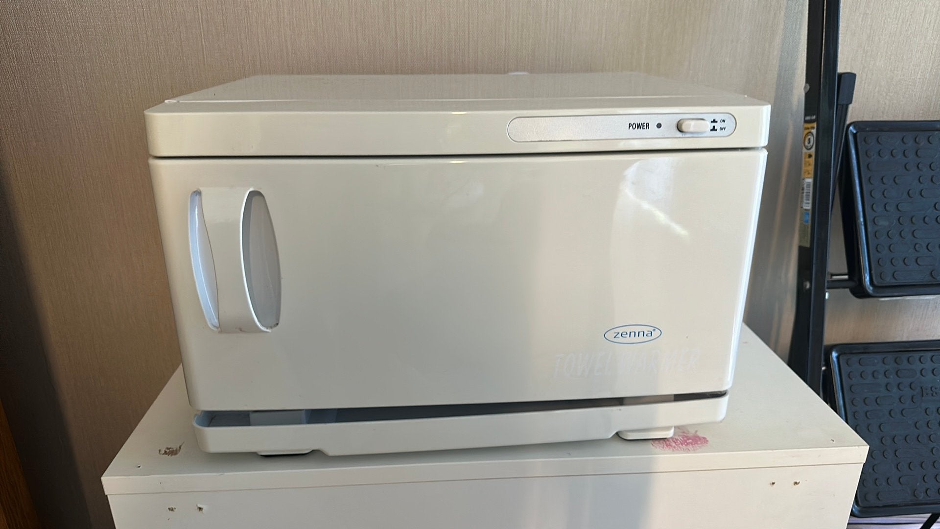 Handdoekenverwarmer, Ophalen