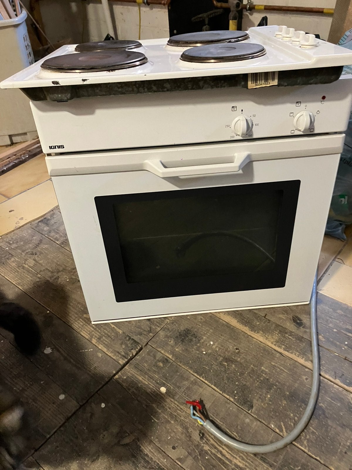 Werkende oven + kookplaat, Elektronische apparatuur, Ophalen, Gebruikt, Oven