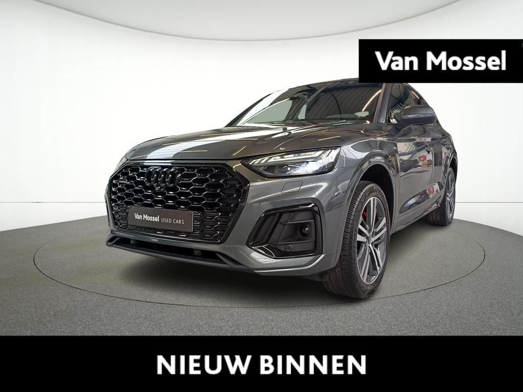 Audi Q5 40 TDI SPORTBACK S-LINE + B&O SOUND + PANO DAK + MAT, Autos, Audi, Argent ou Gris, Euro 6, Entreprise, Q5