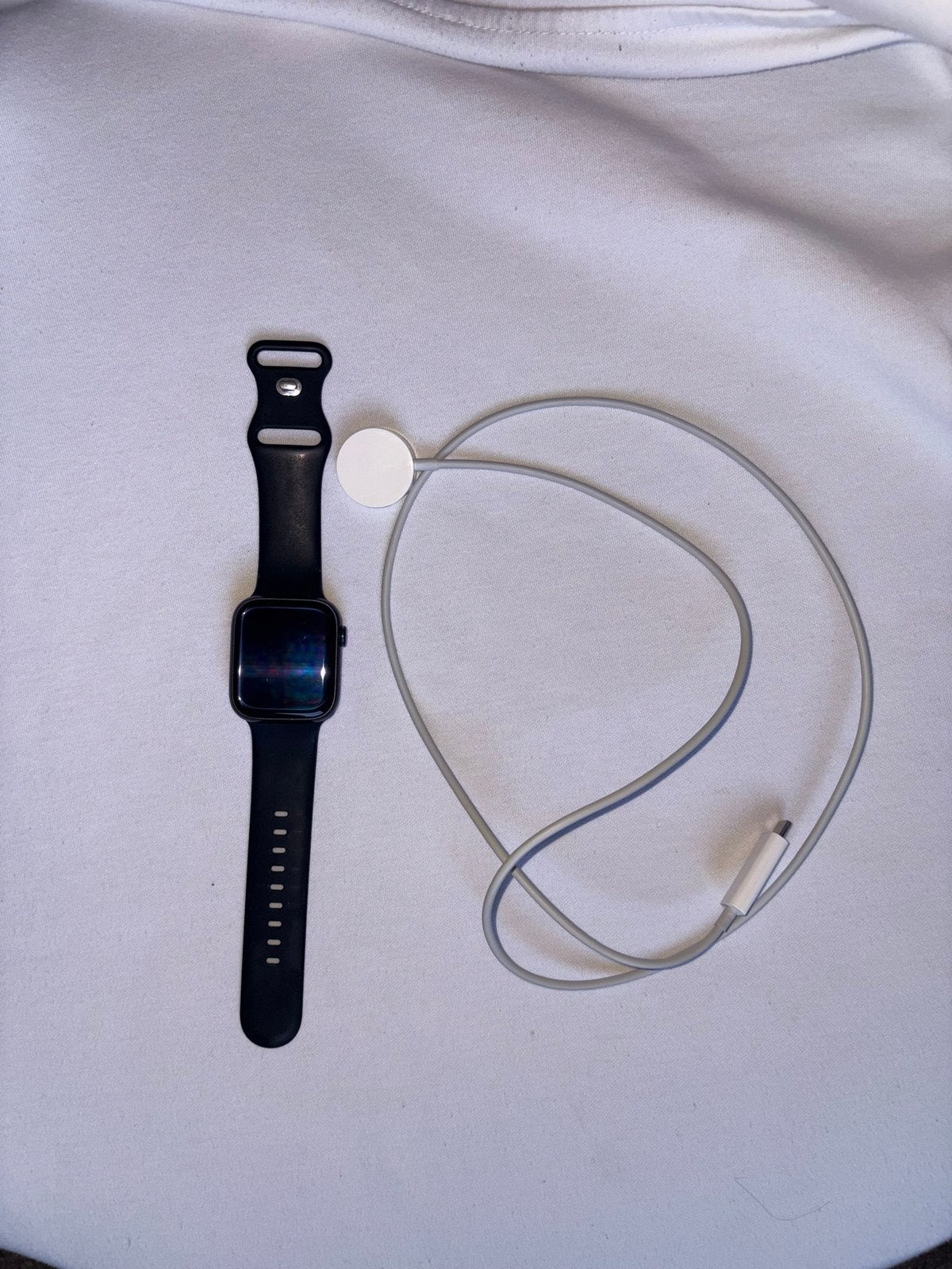 Apple Watch Series 8 (2022) 45mm Aluminium (GPS + Cellular), Verzenden, Zwart, IOS, Zo goed als nieuw