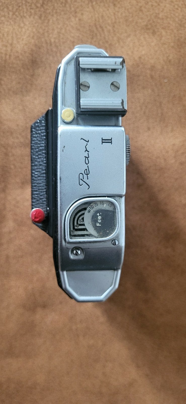 KONICA PEARL II B Rangefinder 6x4.5 Hexar 75mm f/4.5 JAPAN, Audio, Tv en Foto, Ophalen of Verzenden, Zo goed als nieuw, Compact