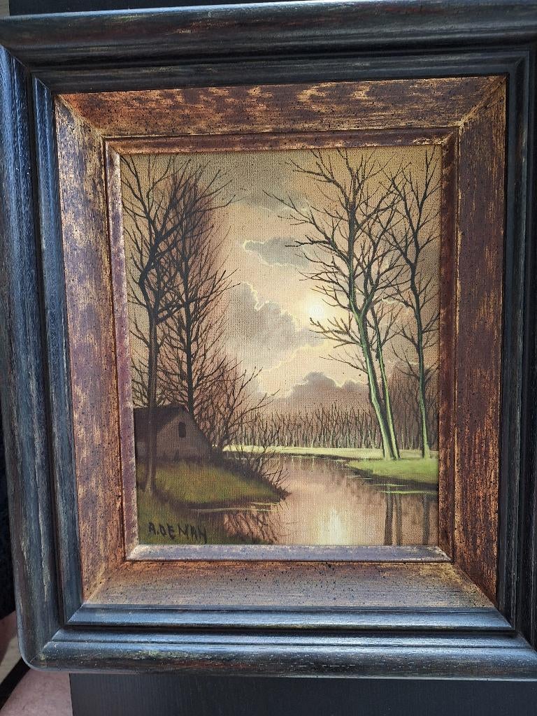 Schilderij André De Man, Antiek en Kunst, Ophalen