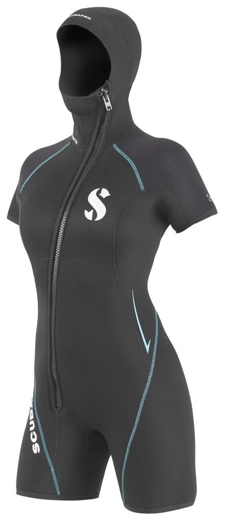 Scubapro Shorty met kap 6mm Vrouw XLS, Watersport en Boten, Ophalen of Verzenden, Zo goed als nieuw, Duikpak