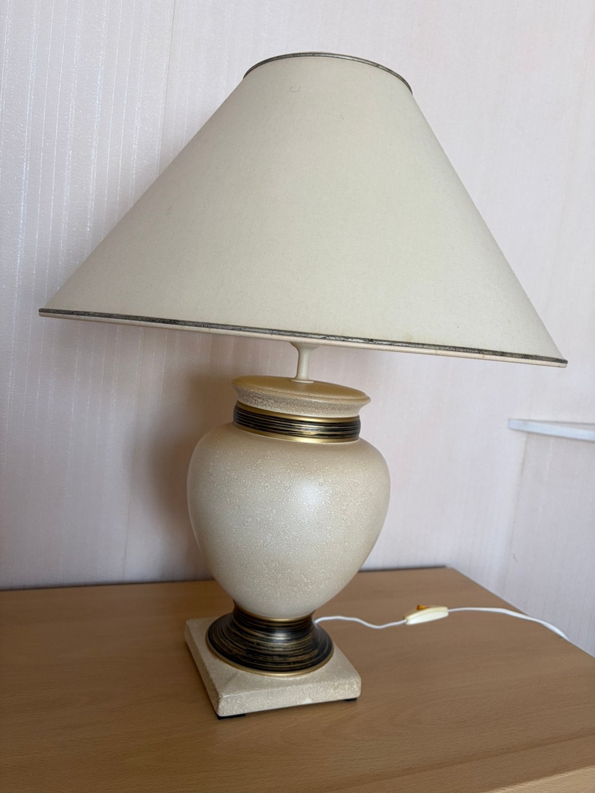 Lampe de table, Avec prise, 60 cm, Comme neuf, Synthétique