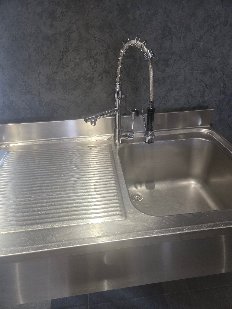 Evier inox professionnel, Enlèvement, Utilisé, Mobilier en inox