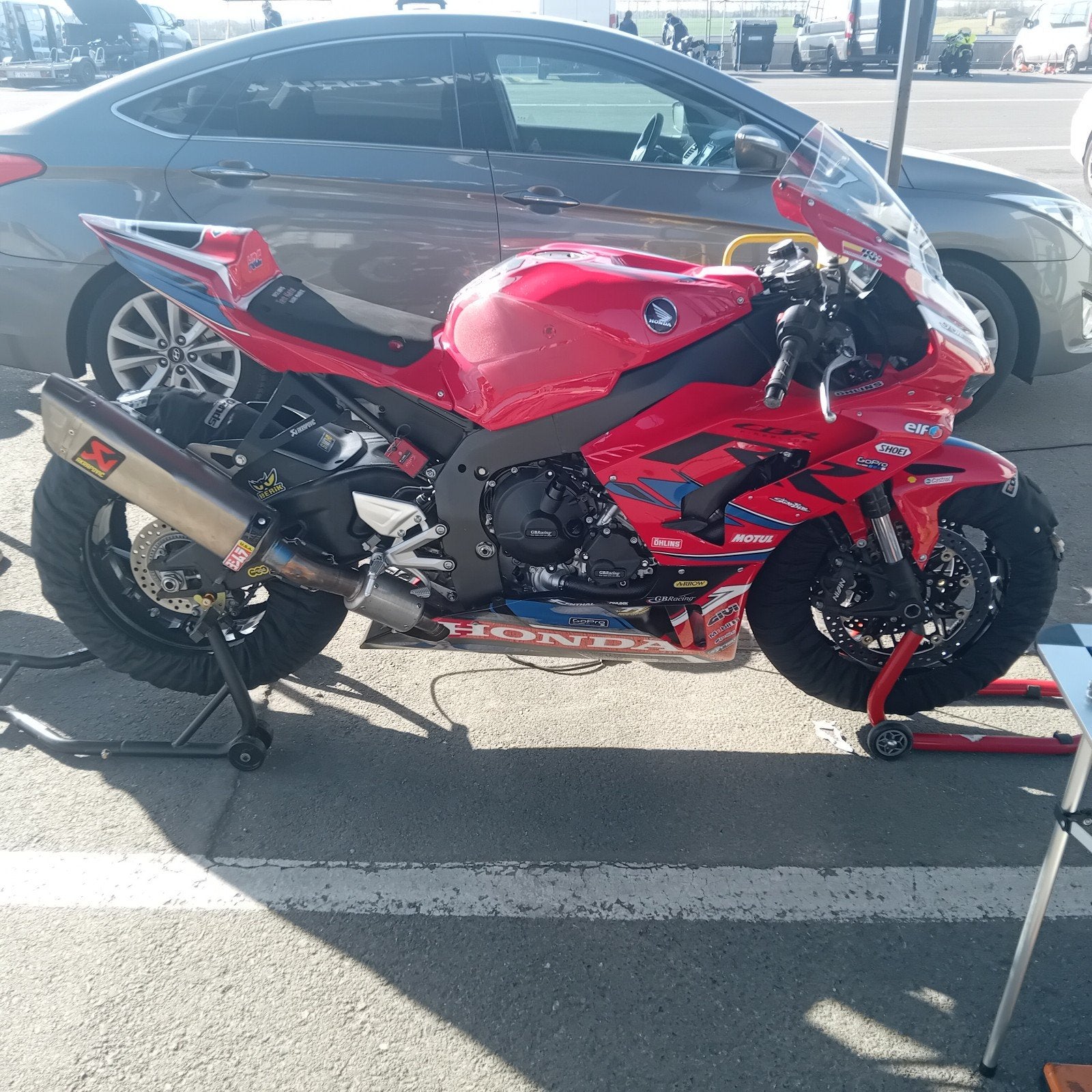 Honda cbr 1000rr, Enlèvement, Honda