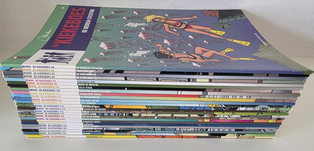 strips Kiekeboe en de Kiekeboes, Boeken, Stripverhalen, Ophalen of Verzenden