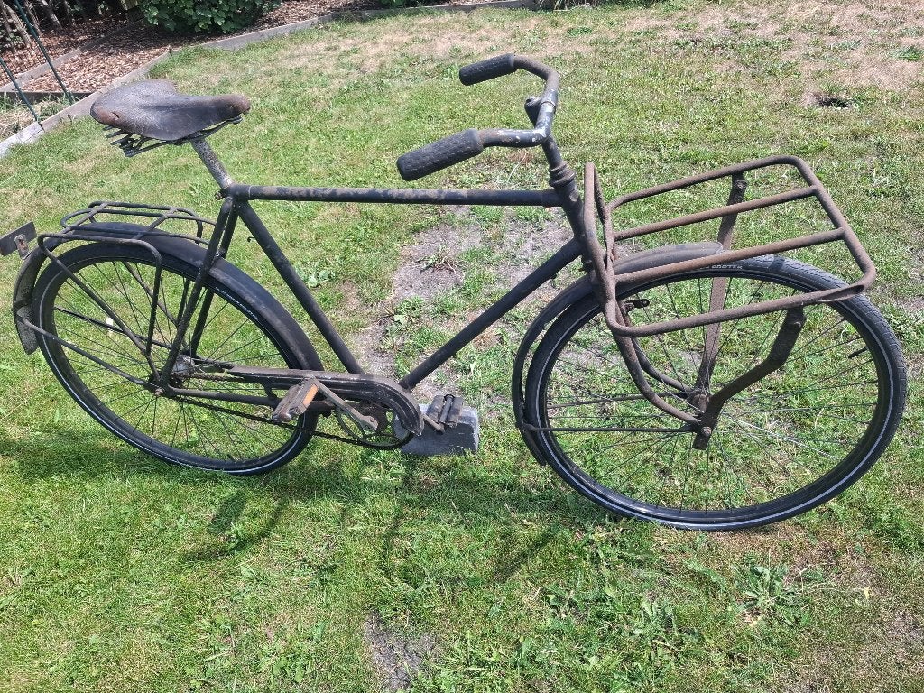 Oude postfiets, retro, oldi, titan, Fietsen en Brommers, Fietsen | Heren | Herenfietsen, Terugtraprem, Gebruikt, 53 tot 57 cm