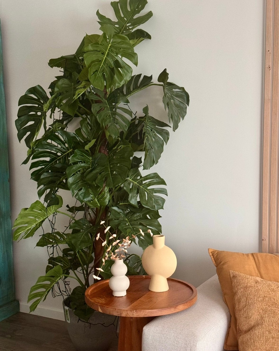 XXL Kunstmatige Monstera met pot H: ~180, Huis en Inrichting, Groene kamerplant, Ophalen, Overige soorten, 150 tot 200 cm