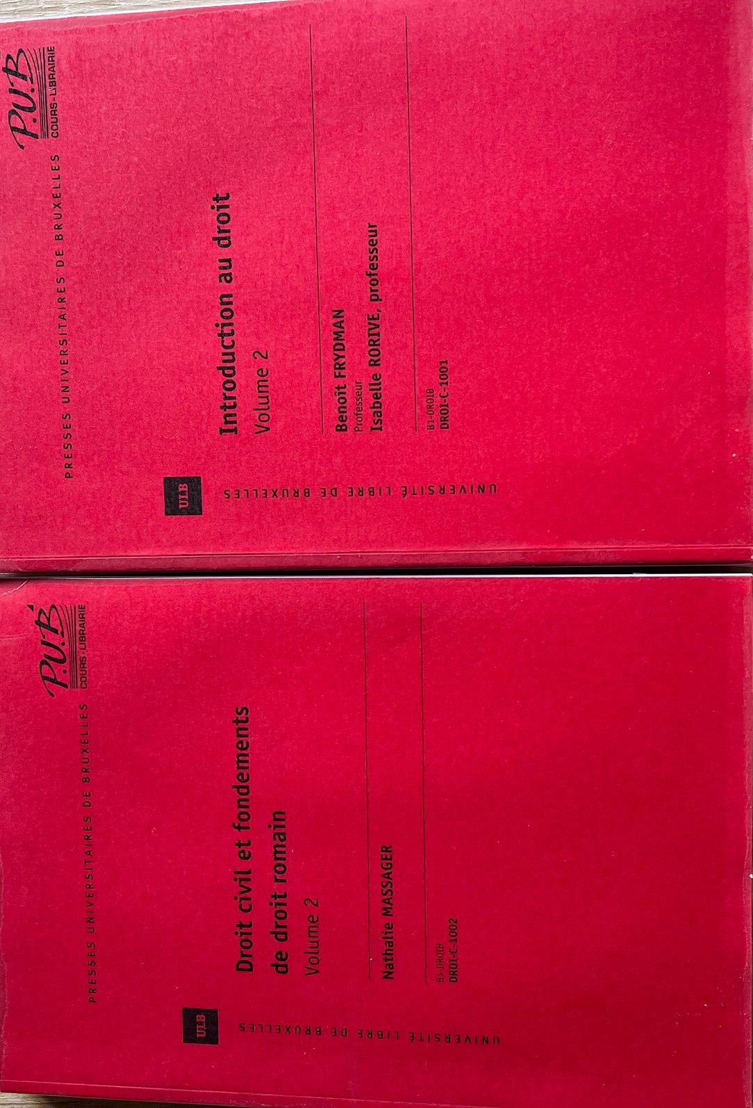 Syllabus droit ULB, Enlèvement, Comme neuf