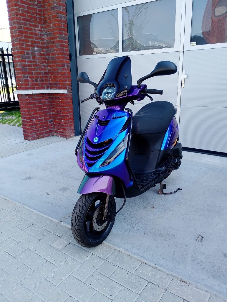 Piaggio Zip 4T A-klasse Air Blauw | Full Led | Garantie ✅, Fietsen en Brommers, Overige modellen, Klasse A (25 km/u), Ophalen of Verzenden