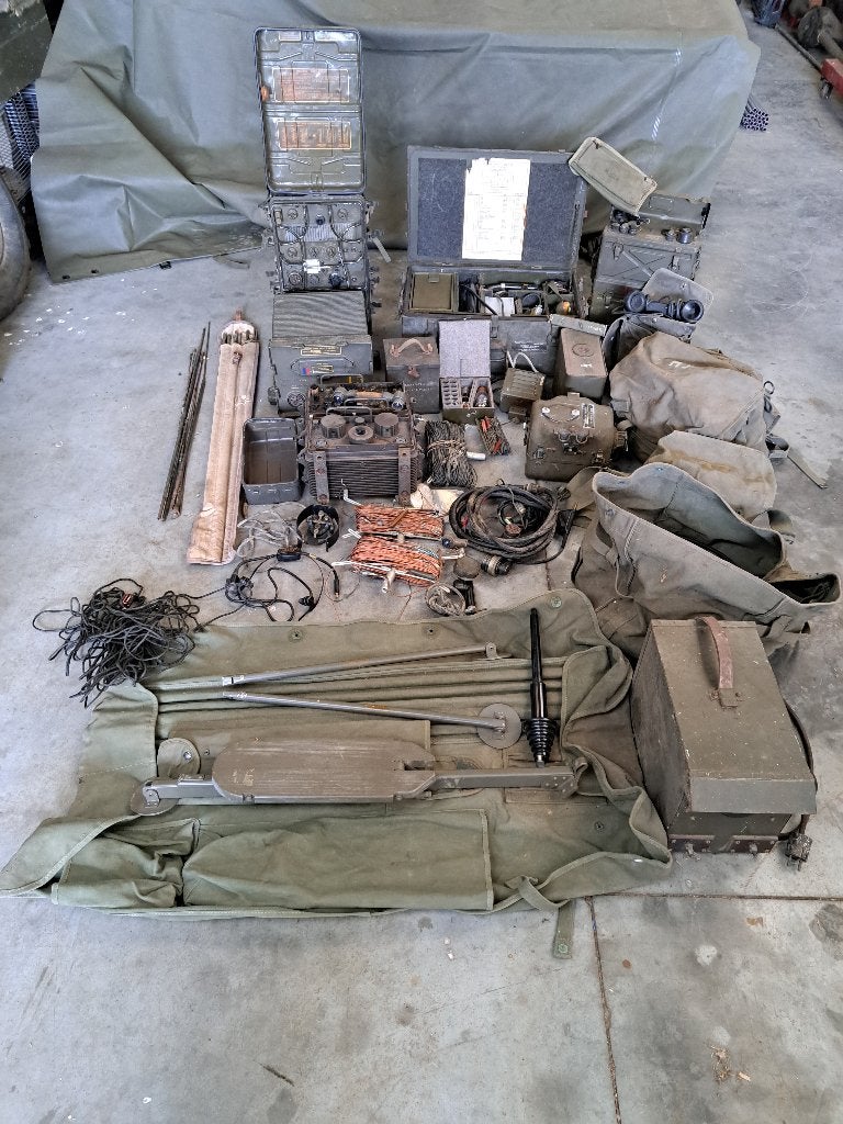 US Army Signal Corps zender set., Enlèvement, Autres, Autres types