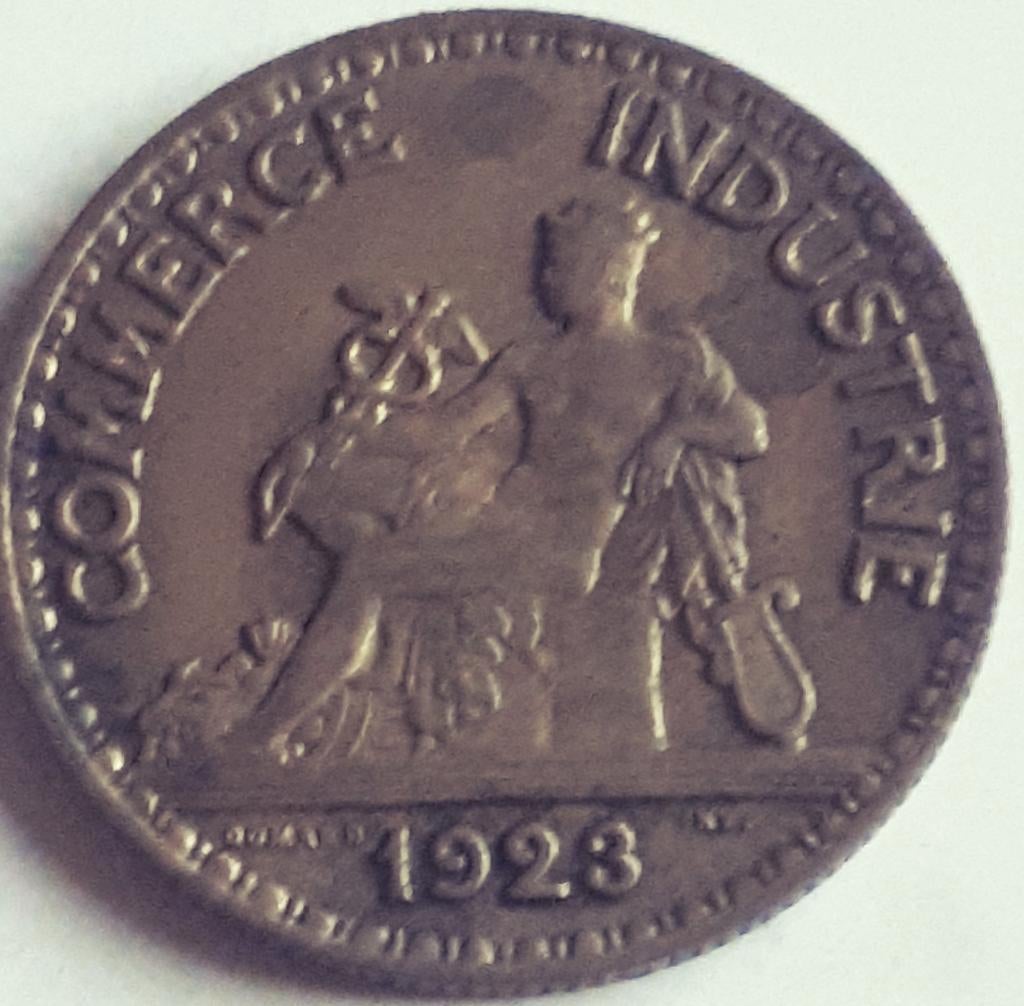 FRANKRIJK : 50 CENTIMES 1923 KM 884, Ophalen of Verzenden, Frankrijk, Losse munt