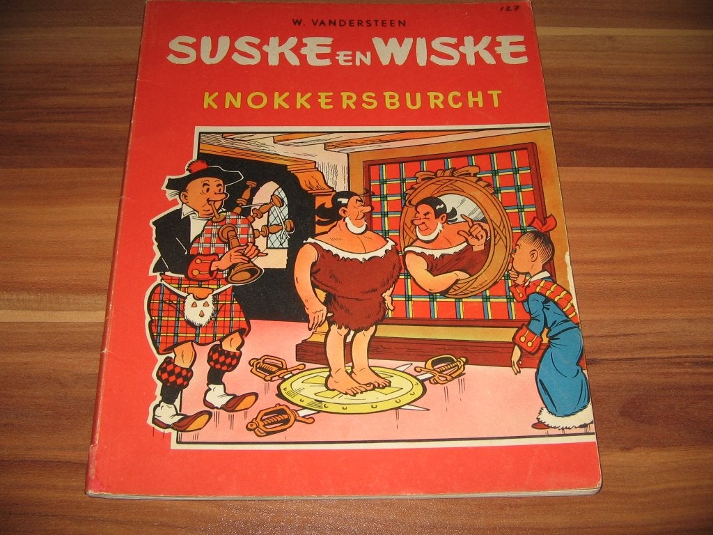 Suske en Wiske nr 20 : Knokkersburcht 1 DRUK, Eén stripboek, Ophalen of Verzenden, Willy Vandersteen