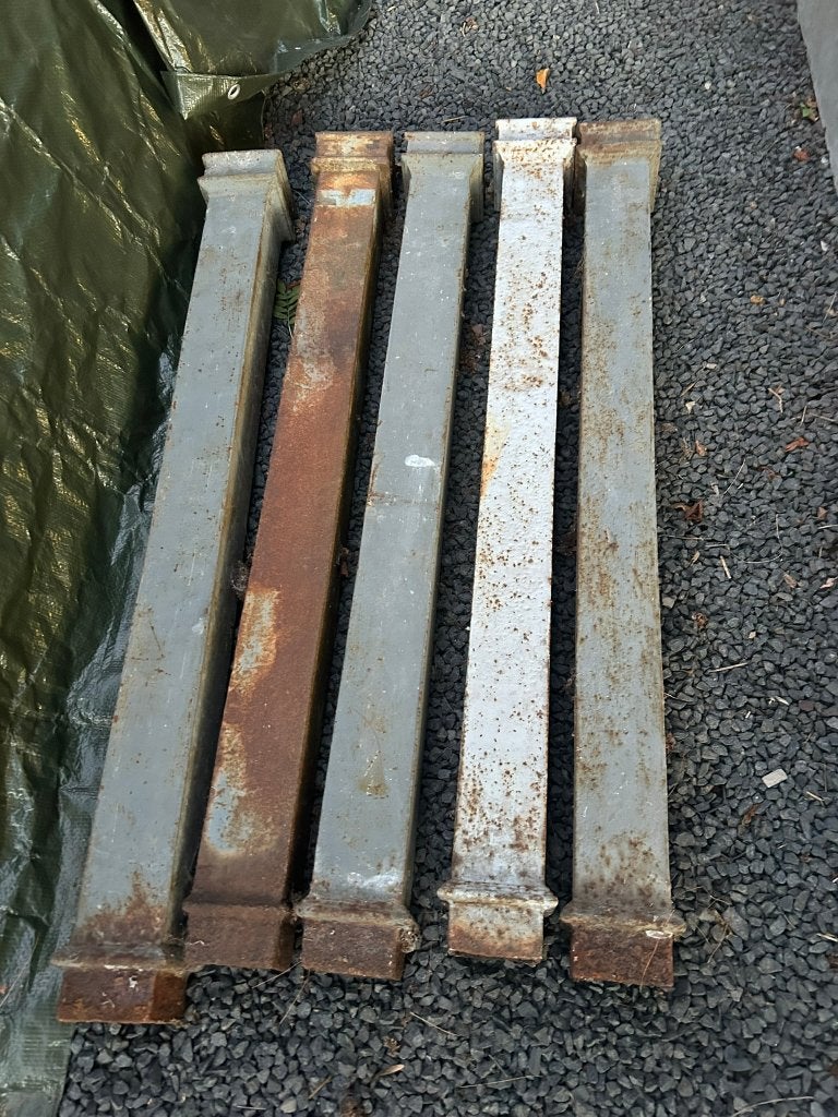 antieke regenpijp, Ophalen