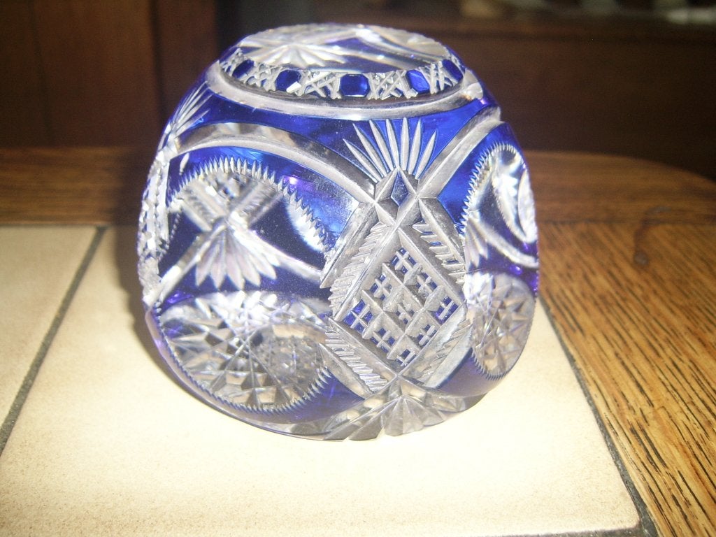 ancien presse papier en cristal du val saint lambert, Enlèvement ou Envoi