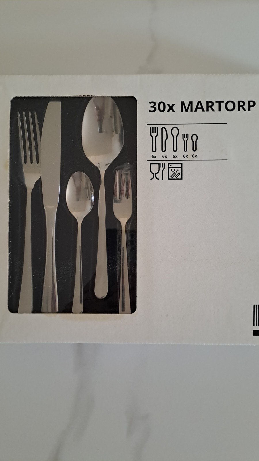 Bestek Martorp × 30, Huis en Inrichting, Ophalen, Nieuw, IKEA, Bestekset