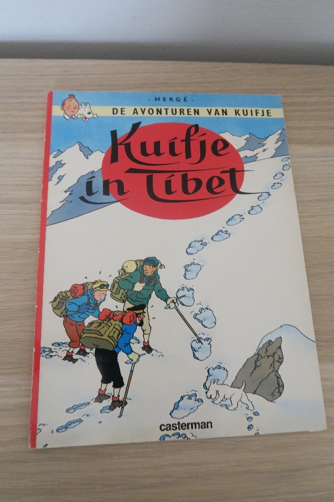 Kuifje in Tibet - Hergé, Boeken, Stripverhalen, Gelezen, Eén stripboek, Ophalen of Verzenden, Herge
