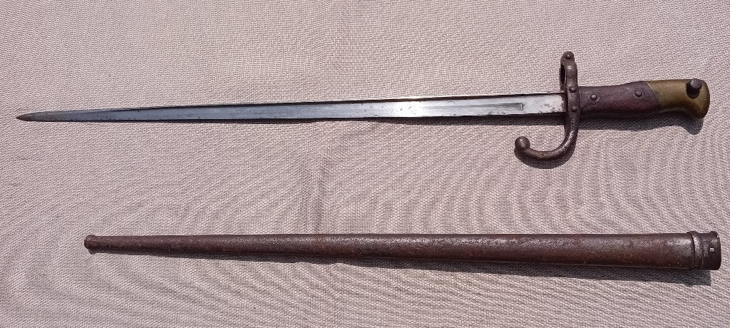 Baïonnette française GRAS St Etienne 1879, Enlèvement ou Envoi, Armée de terre, Couteau ou Poignard