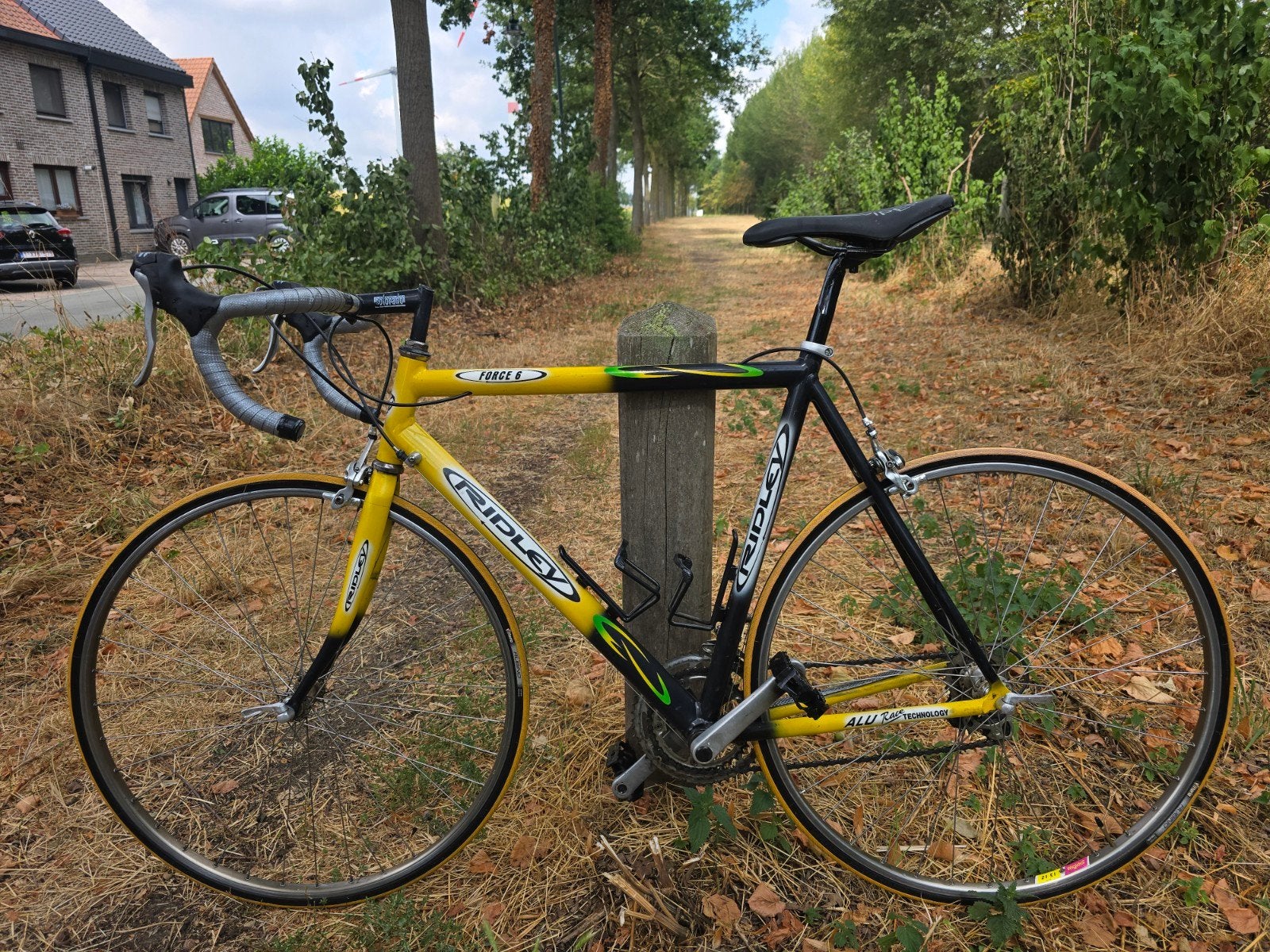 Ridley Force 6 racefiets – Shimano Sora/Tiagra, Fietsen en Brommers, 28 inch, Velgrem, Aluminium, Zo goed als nieuw
