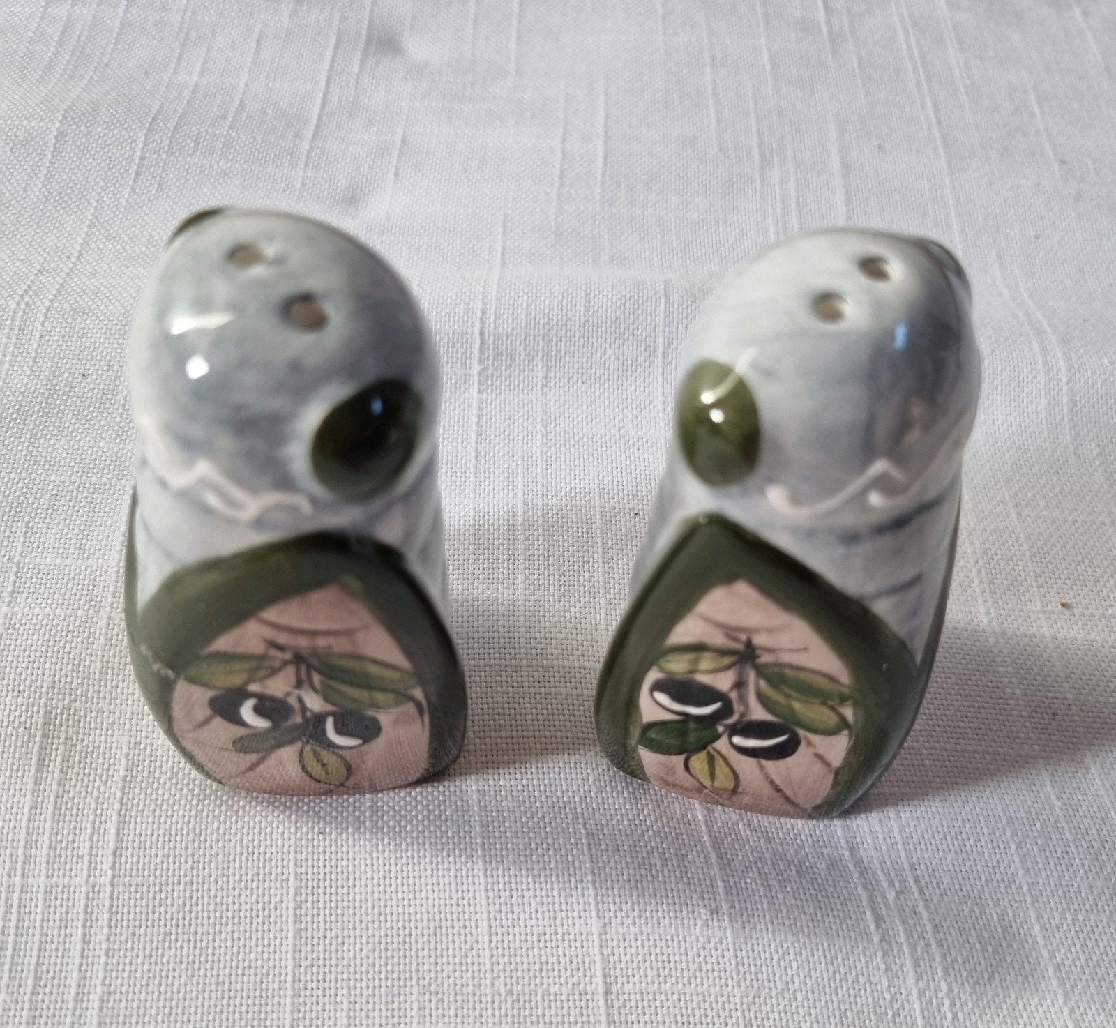 Salière et poivrière vintage en porcelaine, Enlèvement