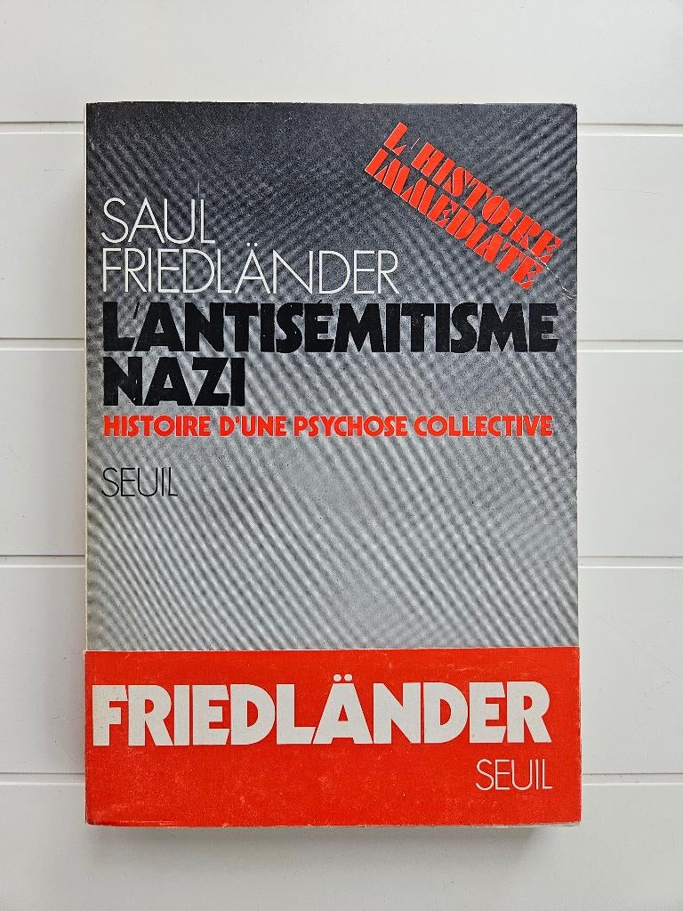 L'Antisémitisme nazi : histoire d'une psychose collective, Livres, Guerre & Militaire, Utilisé, Deuxième Guerre mondiale, Enlèvement ou Envoi