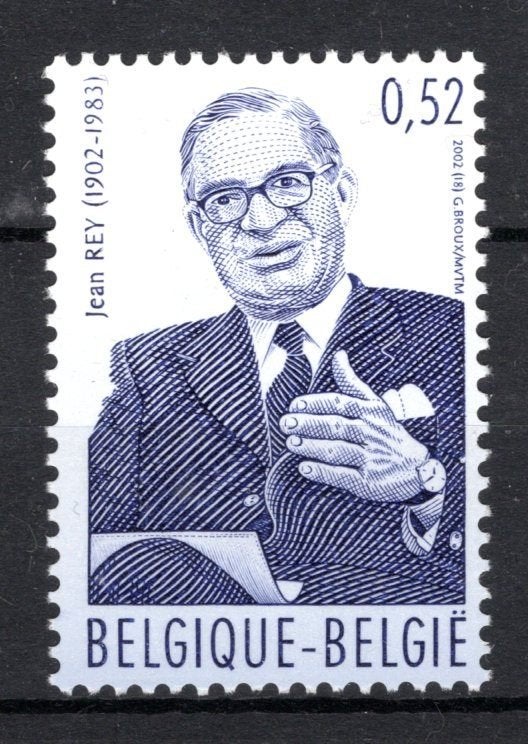 3097 MNH** 2002 - Jean Rey (1902-1983) Docteur en droit, Envoi, Non oblitéré, Neuf