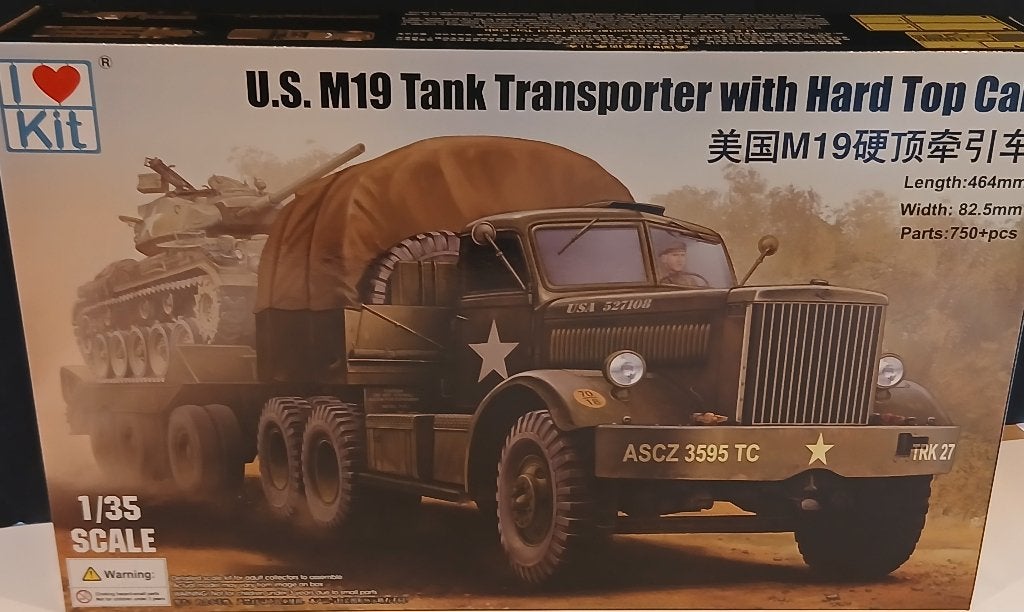 I Love Kit (63502): M19 met hardtop-cabine om 1:35, Overige merken, 1:32 tot 1:50, Nieuw, Ophalen of Verzenden