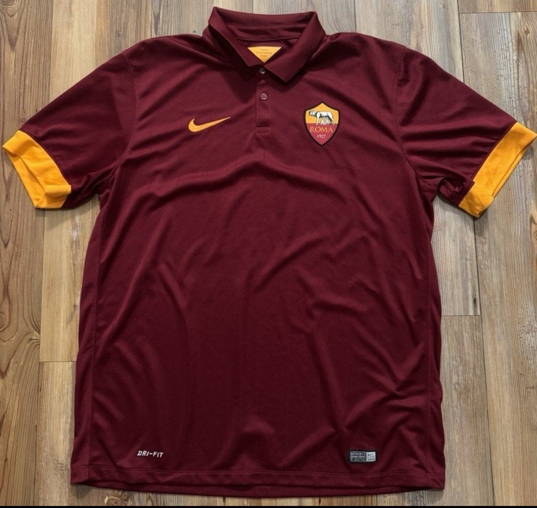 AS Roma Totti Voetbal Thuisshirt Orgineel 2014, Enlèvement ou Envoi
