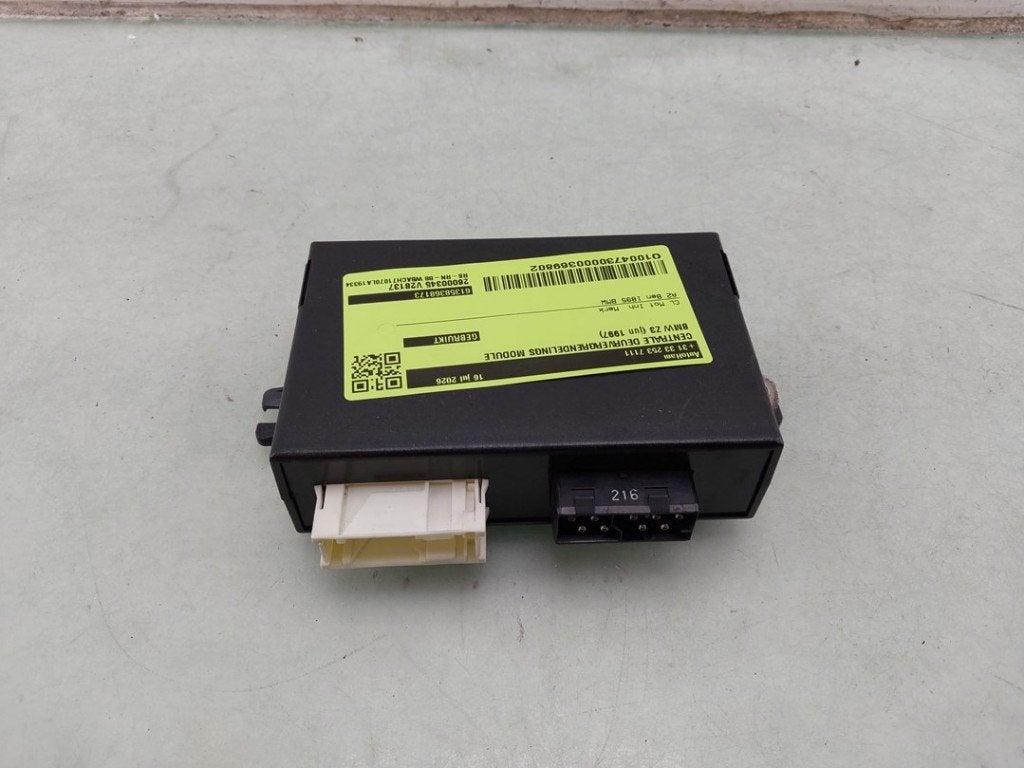 ORDINATEUR VEROUILLAGE CENTRALISE BMW Z3 Roadster (E36 / 7), Utilisé, BMW, Petuelring 130
80809  München, DE, Bayerische Motoren Werke AG