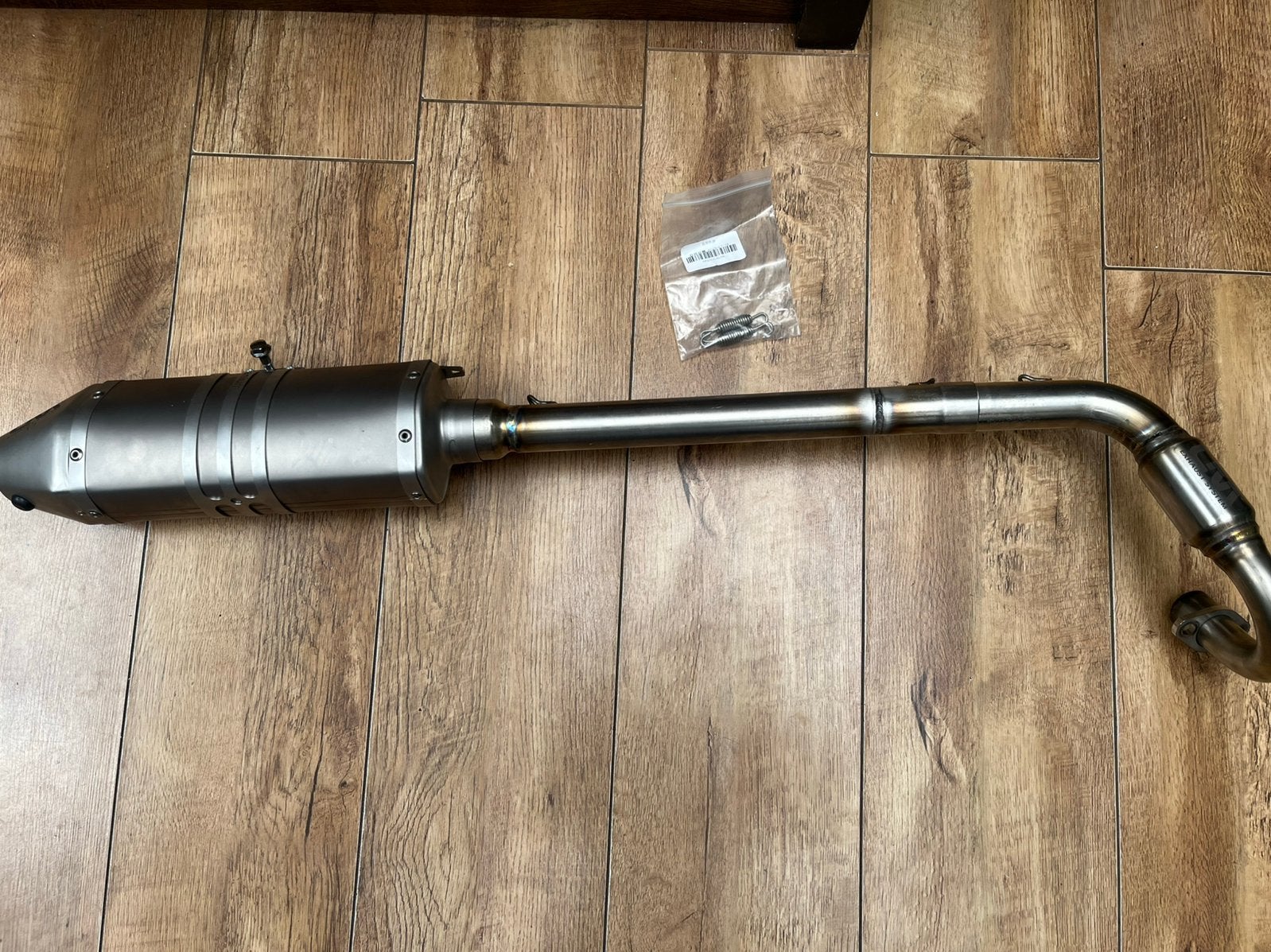 Titanium uitlaat LM T7 - pitbike zs190cc, Ophalen