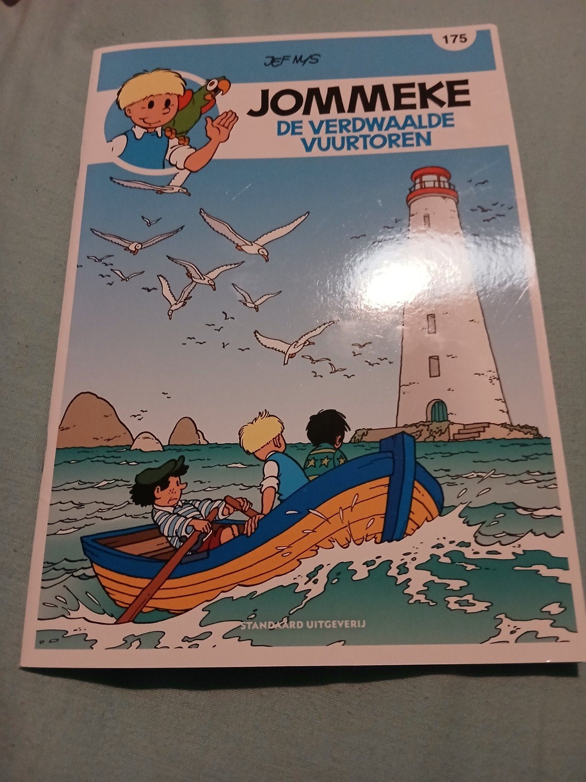 Jommeke de verdwaalde vuurtoren, Ophalen, Eén stripboek, Nieuw, Jef