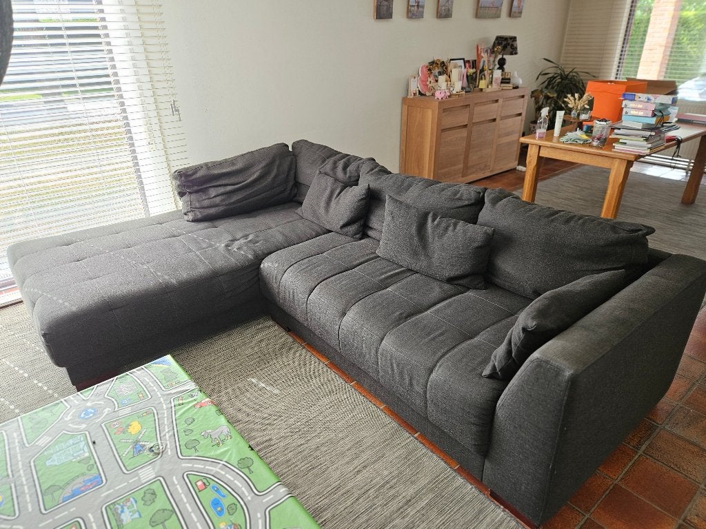 Zetel, Huis en Inrichting, Ophalen, Hout, Gebruikt, Hoekbank