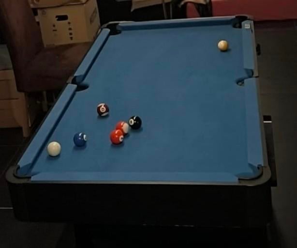 Opklapbare Pooltafel, Ophalen, Zo goed als nieuw, Pooltafel