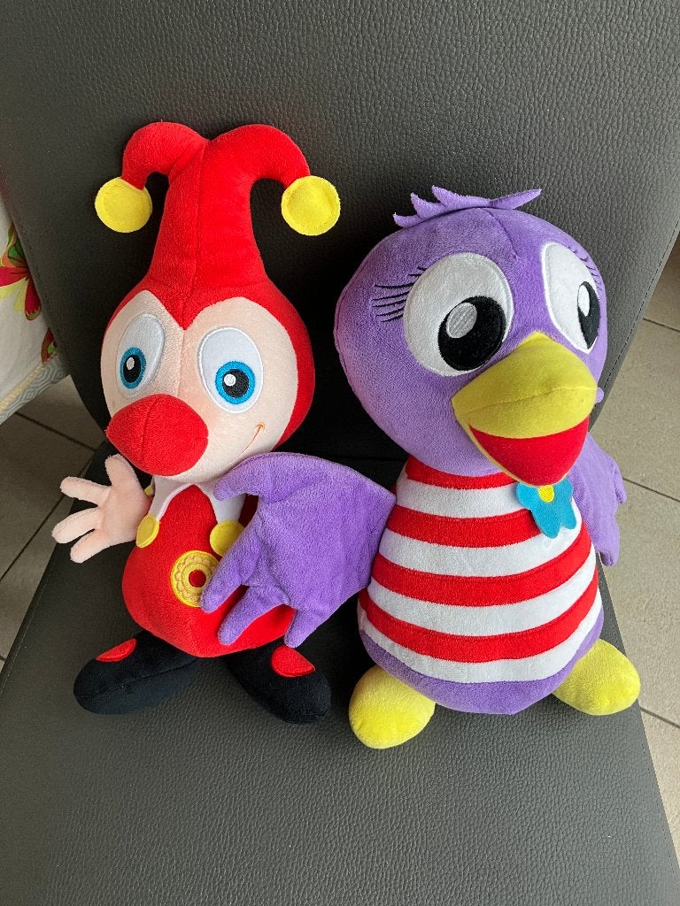 Efteling knuffels Jokie & Jet, Efteling, Ophalen of Verzenden, Zo goed als nieuw