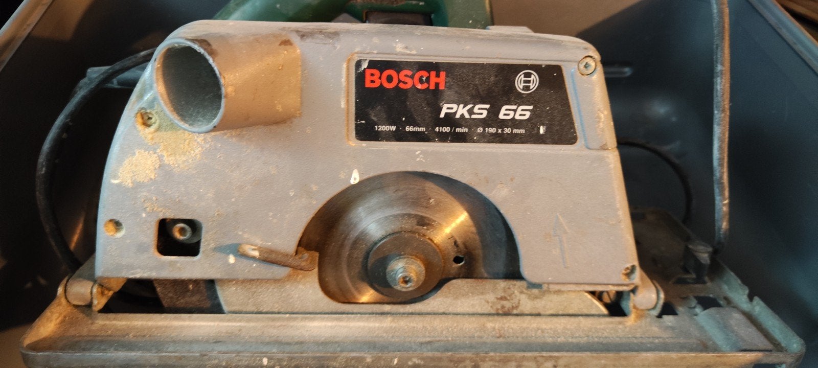 Bosch PKS 66 cirkelzaag, Doe-het-zelf en Bouw, Gereedschap | Zaagmachines, Ophalen, Gebruikt, Cirkelzaag