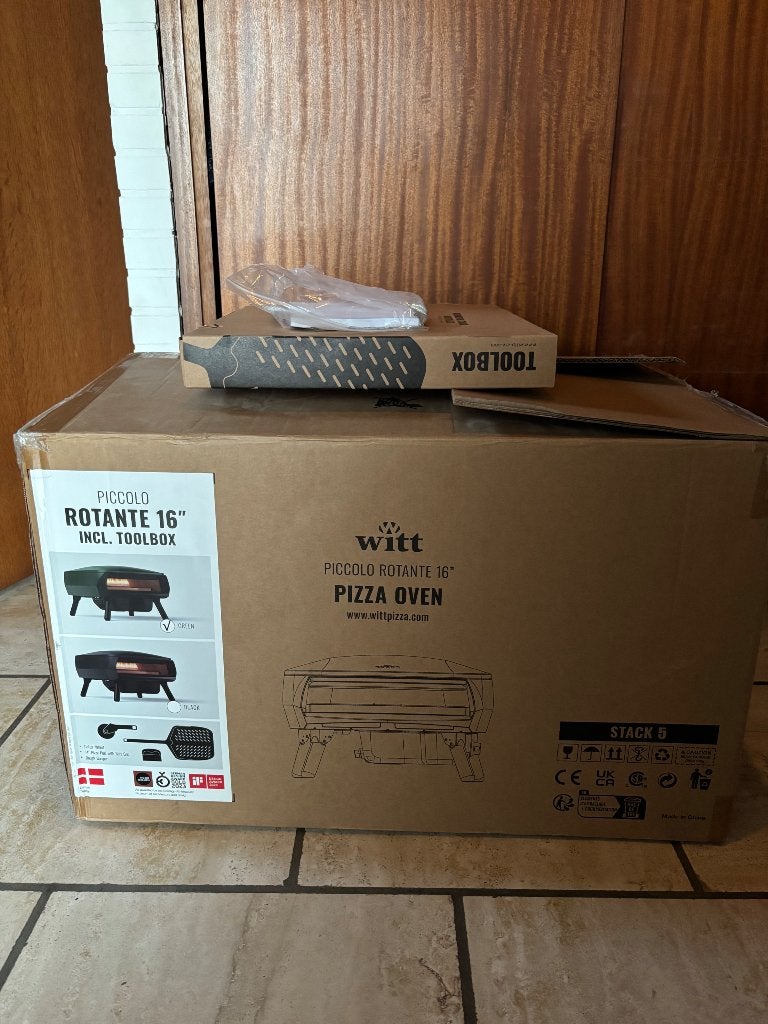 Witt Piccolo Rotante Pizza Oven 16″, Elektronische apparatuur, Ovens, Ophalen, Overige merken, Pizzaoven, Nieuw