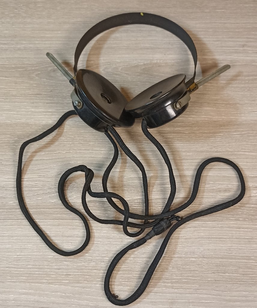 Casque Radio Allemand Doppelfernhörer ww2, Collections, Enlèvement ou Envoi, Armée de terre, Autres types
