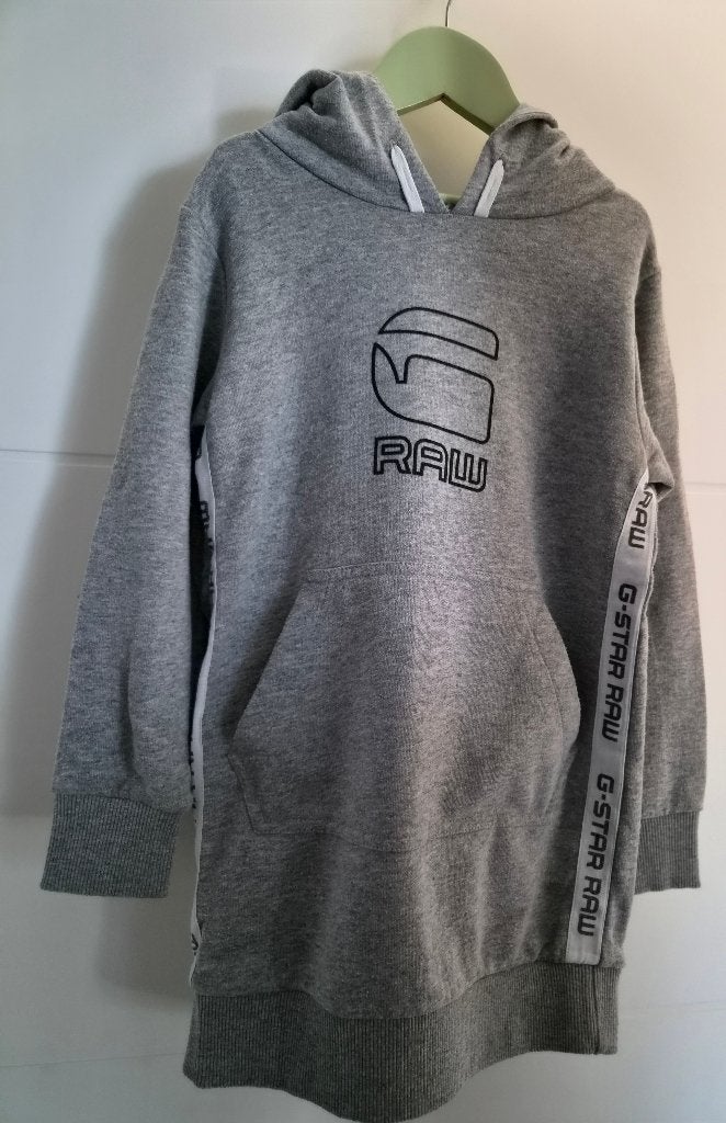 Robe sweat à capuche fille G-STAR RAW 8 ans Look Streetwear, G-STAR RAW, Robe ou Jupe, Comme neuf, Enlèvement