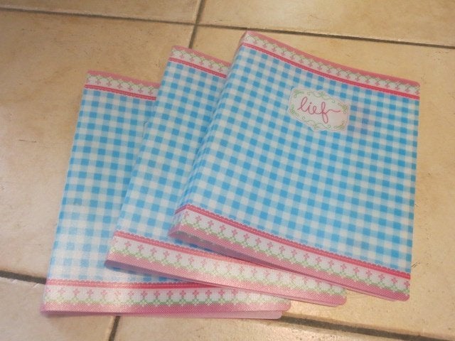 3 ringmappen Lief, NIEUW, Ophalen, Nieuw