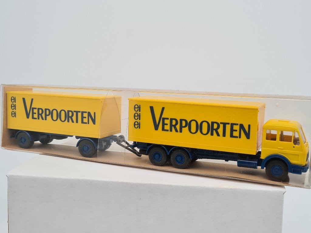 Mercedes Truck - Verpoorten Eierlikör - Wiking 1/87, Verzenden, Zo goed als nieuw, Bus of Vrachtwagen, Wiking