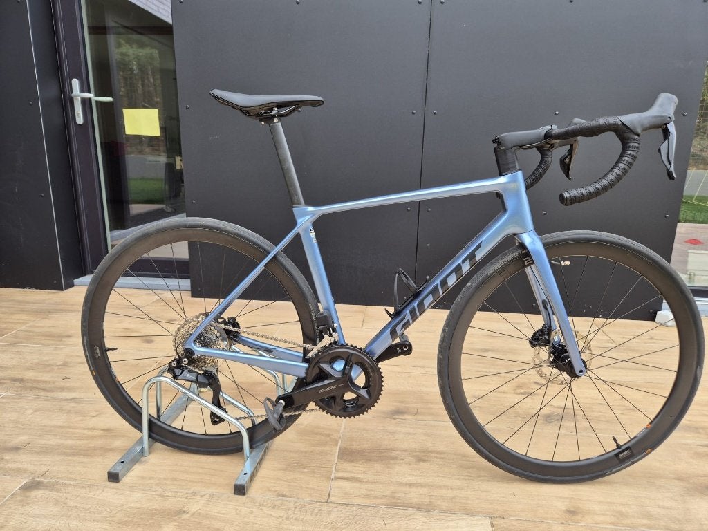 Giant TCR Advanced 0 (2025) frame+Di2 carbonwielen (maat M), Fietsen en Brommers, Ophalen, 28 inch, Carbon, Heren