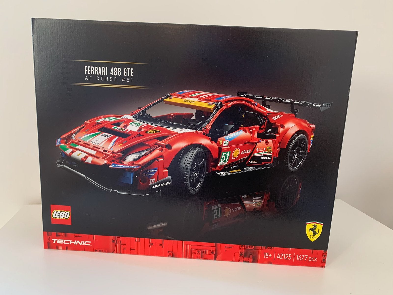 42125 Ferrari 488 GTE, Kinderen en Baby's, Lego, Nieuw, Ophalen of Verzenden, Technic
