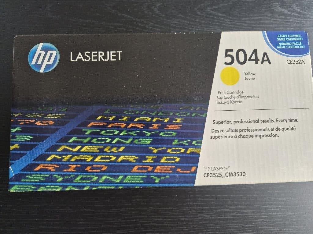 Toner HP 504A (CE252A) - Jaune, Enlèvement ou Envoi, Neuf, Toner, HP