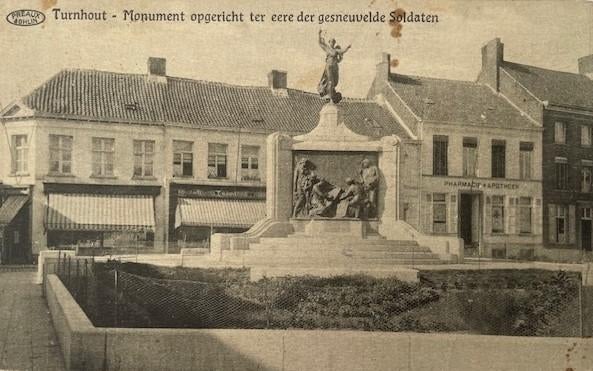 postkaart Turnhout, Verzamelen, Ophalen of Verzenden, 1920 tot 1940, Gelopen, Antwerpen