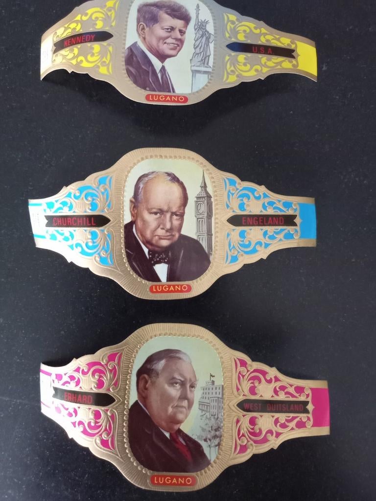 Sigarenbandjes, Enlèvement ou Envoi, Comme neuf, Bagues de cigare