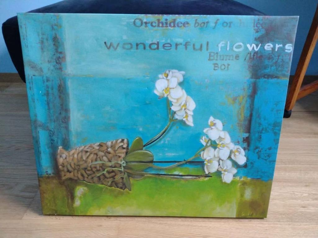 ORCHIDEEËNVERF, Ophalen, Gebruikt, Schilderij, 50 tot 75 cm