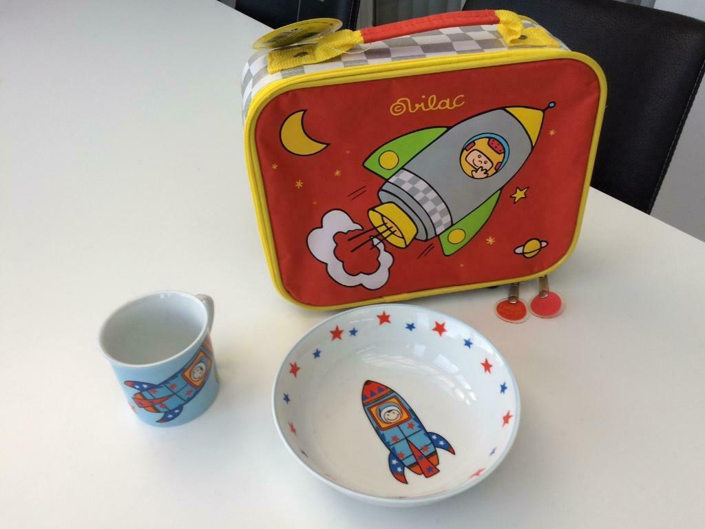 Kindervaliesje Vilac Voyage + eetset/Valisette enfant + set, Enlèvement ou Envoi, Neuf