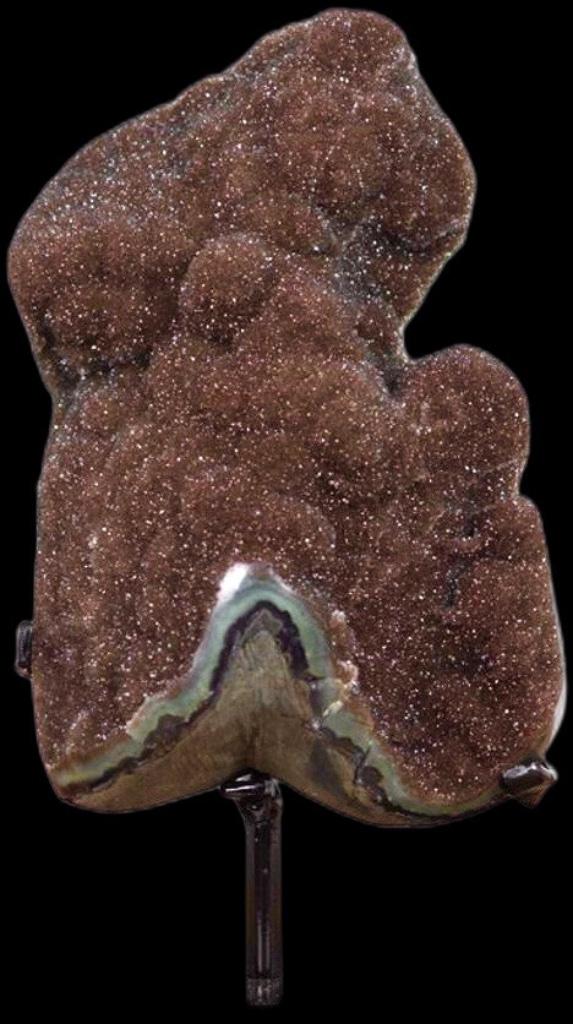 Citrine Rode Kwarts Geode Agaat Beeld Agate Amethyst, Envoi, Minéral